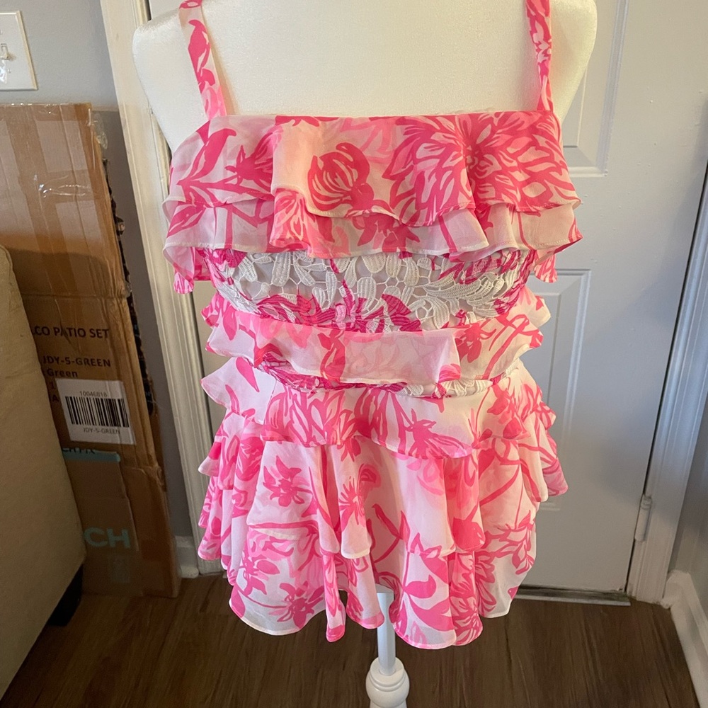 Lilly Pulitzer Vibrant Pink Top